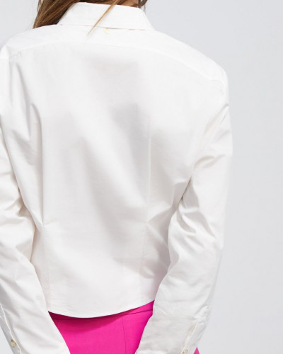 CROPPED SHIRT WHITE