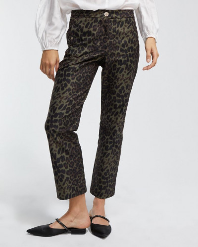 ANIMAL PRINT TROUSERS