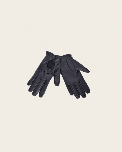 BLACK BIKER GLOVES