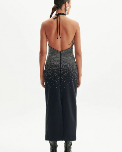 DRESS BACKLESS WITH STRASS