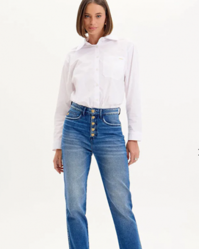 SUPER HIGH WAIST MOM JEANS HEARTS