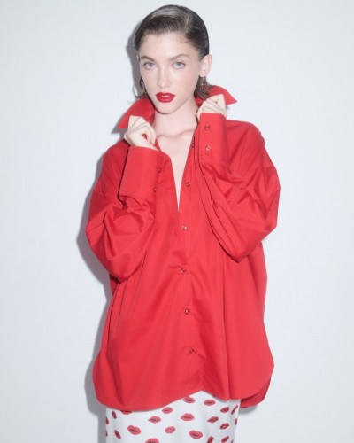 SHIRT OVERSIZED RED