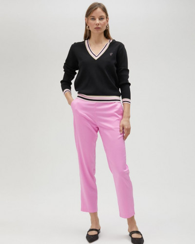STRAIGHT SUIT TROUSERS PINK
