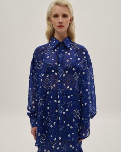 OVERSIZE SHIRT BLUE