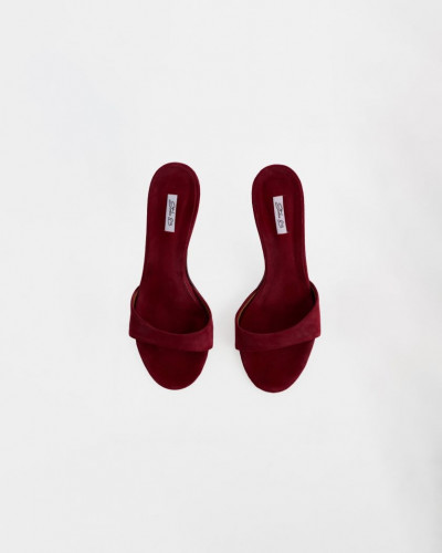 SUEDE HEELS