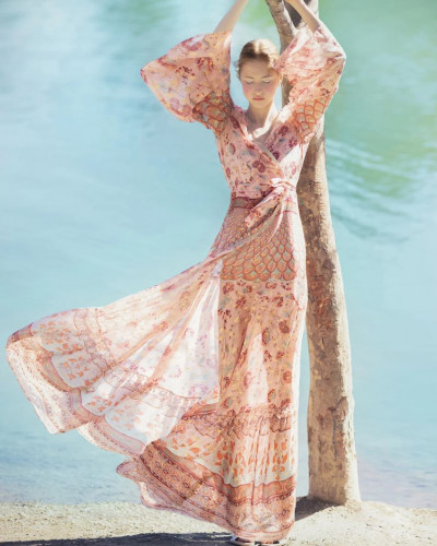 LOUISA KIMONO DRESS