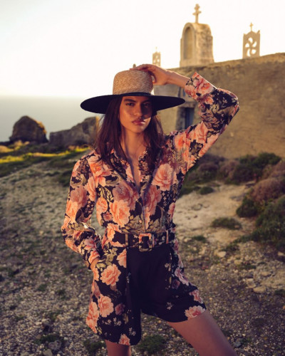 PEONIES LOVE LINEN SHIRT
