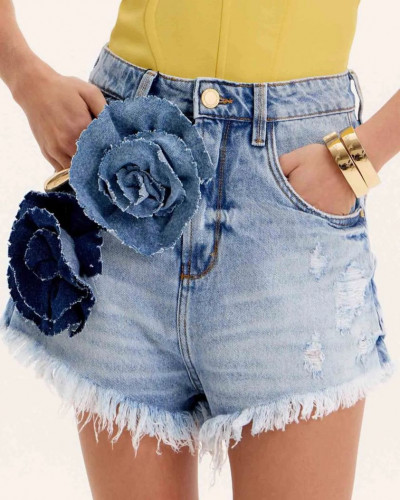 SHORTS JEANS SUPER HIGH WAIST