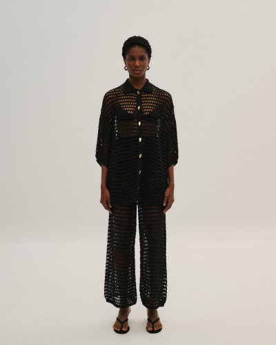 PANTS NET BLACK