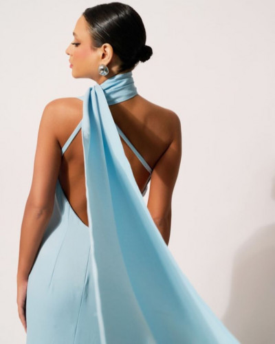 CAMELIA DRESS | BABY BLUE