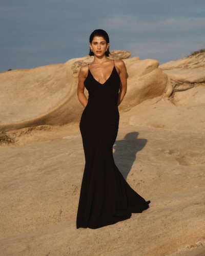 LUNA MAXI DRESS BLACK