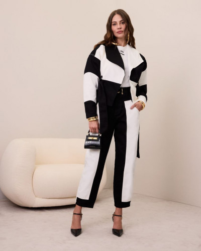JACKET BLACK & WHITE