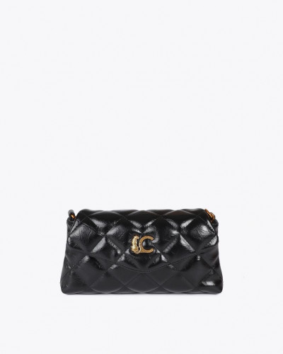 MINI FAUX LEATHER CROSSBODY BAG WITH LEOPARD LC