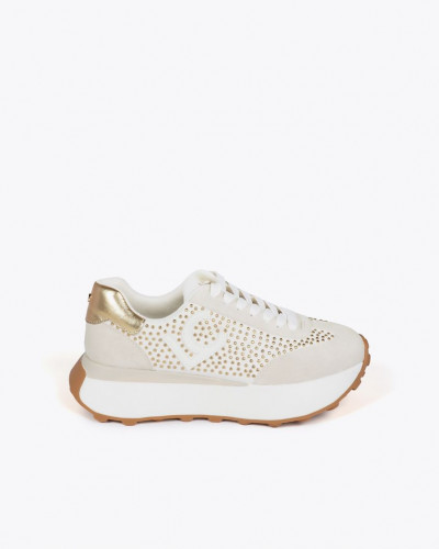 PLATFORM SNEAKERS WITH METALLIC STUDS