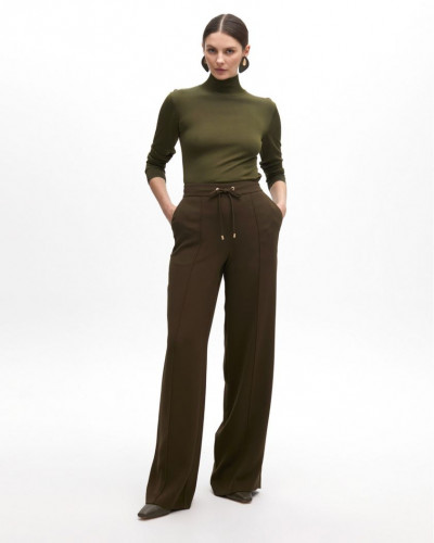 STRAIGHT TROUSERS KHAKI