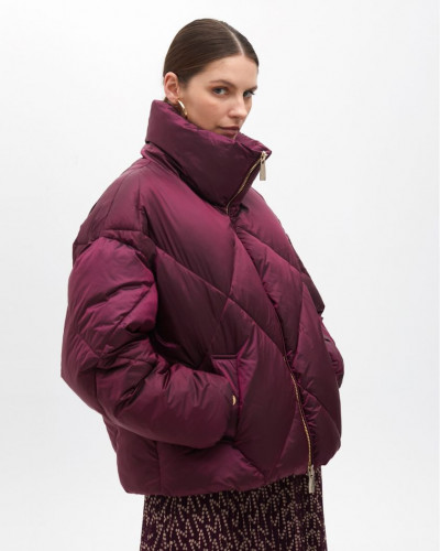BOMBER JACKET BORDEAUX