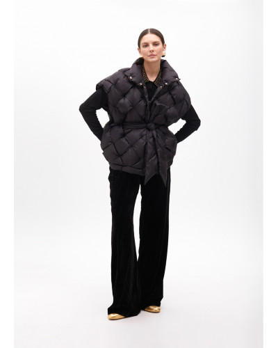 BOMBER GILET BLACK