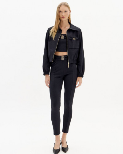 BOMBER JACKET WITH METAL LP