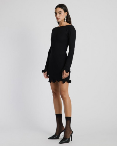 TIFFANY MINI DRESS HILL BLACK