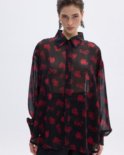 RED BLOOM SHIRT