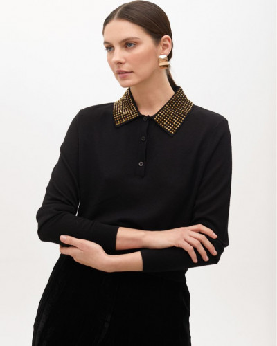 POLO SWEATER WITH...