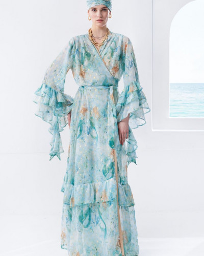 NERISSA KIMONO BLUE