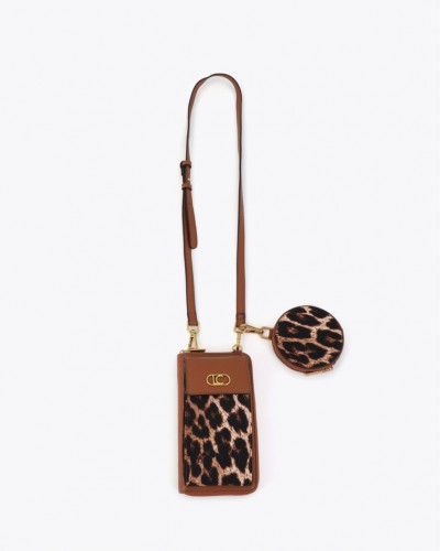 ANIMAL PRINT PHONE POUCH