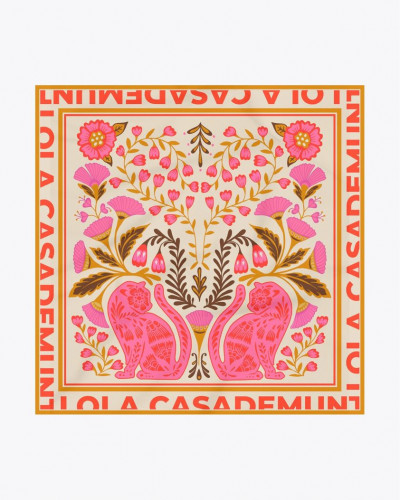 SATIN SCARF WITH DIFFERENT...