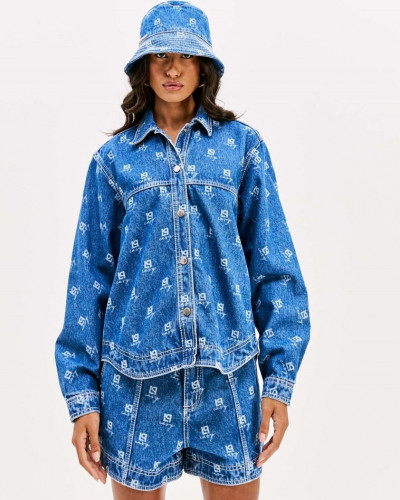 JEANS SHIRT LP EASY LOGO