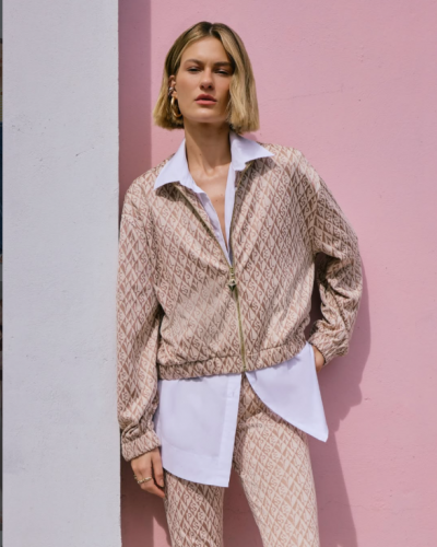 JACKET BEIGE LP EASY LOGO