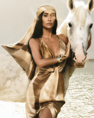 PRINTED DRESS OPEN BACK