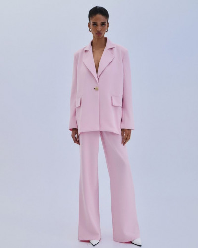 TROUSER GOLD BUTTON FLARE