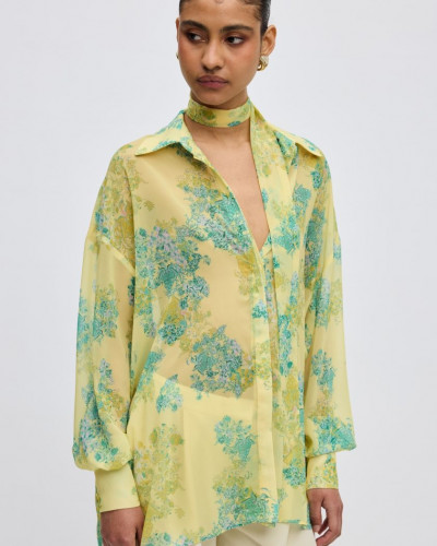 LIME PETALS SHIRT