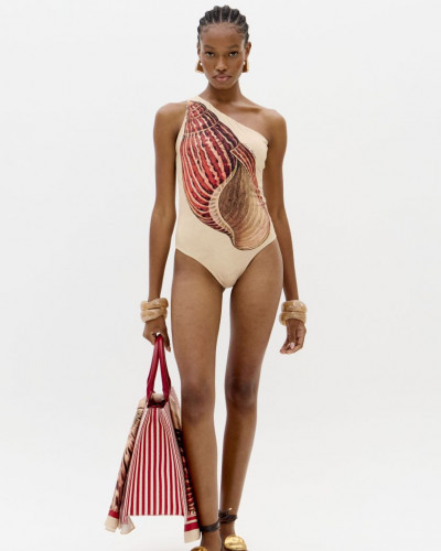 SWIMSUIT ONE SHOULDER...