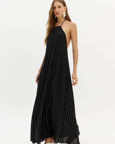 LINEN SUPER MIDI BLACK...