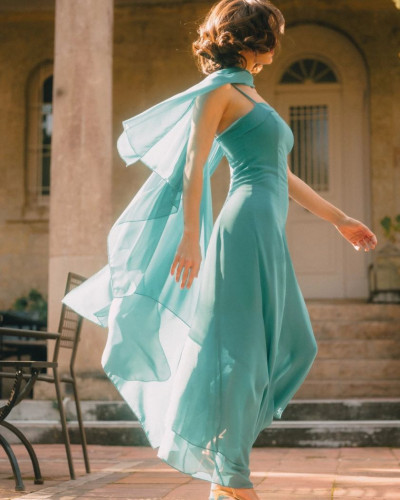 AQUA BLUE DRESS