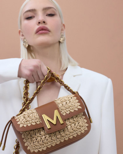 COMBINED RAFFIA AND FAUX...