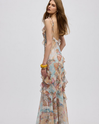 MERMAID RUFFLE DRESS