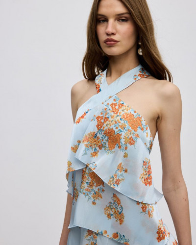 ERATO RUFFLE DRESS