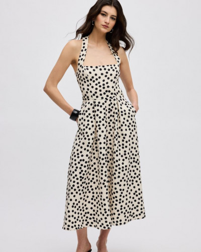 DREAM DOTS MIDI DRESS