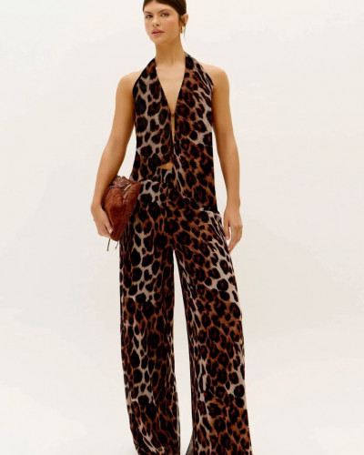 LEOPARD TOP BACKLESS