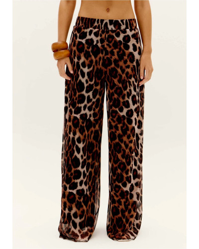 LEOPARD LONG PANTS