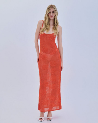 DRESS MAXI LUREX SHELL