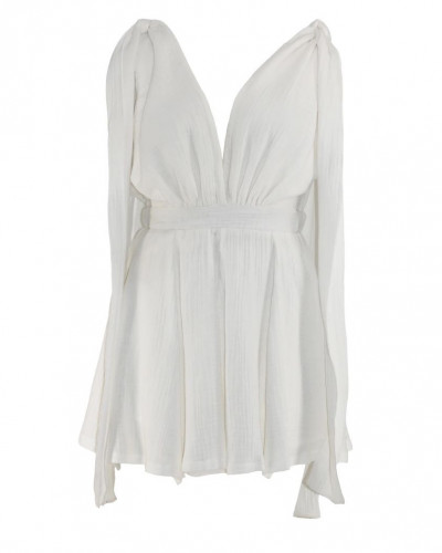 LORE MINI DRESS WHITE