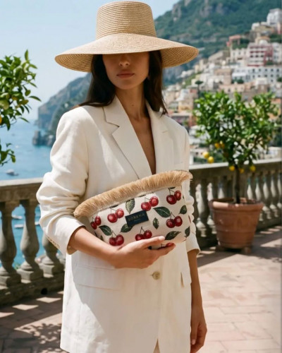 SAMIOPOULA CHERRY CLUTCH