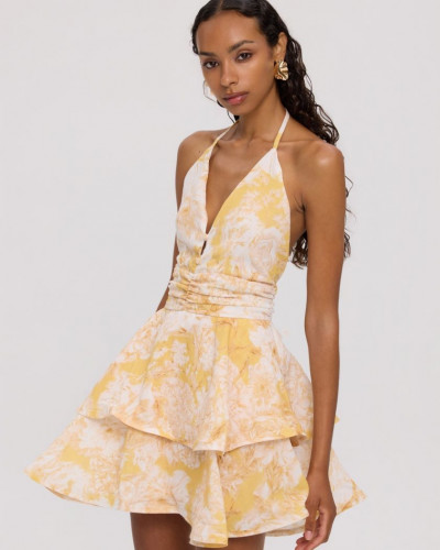 SOLENE MINI LINEN DRESS
