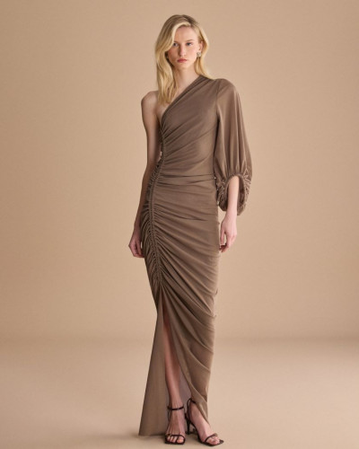 ONE SHOULDER SUPER MIDI...
